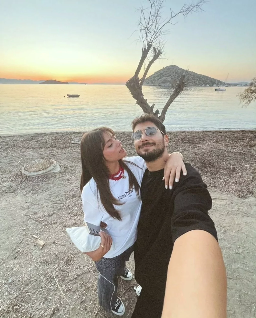 Sıla Türkoğlu ile sevgilisi Ata Ayyıldız'dan tatil kareleri