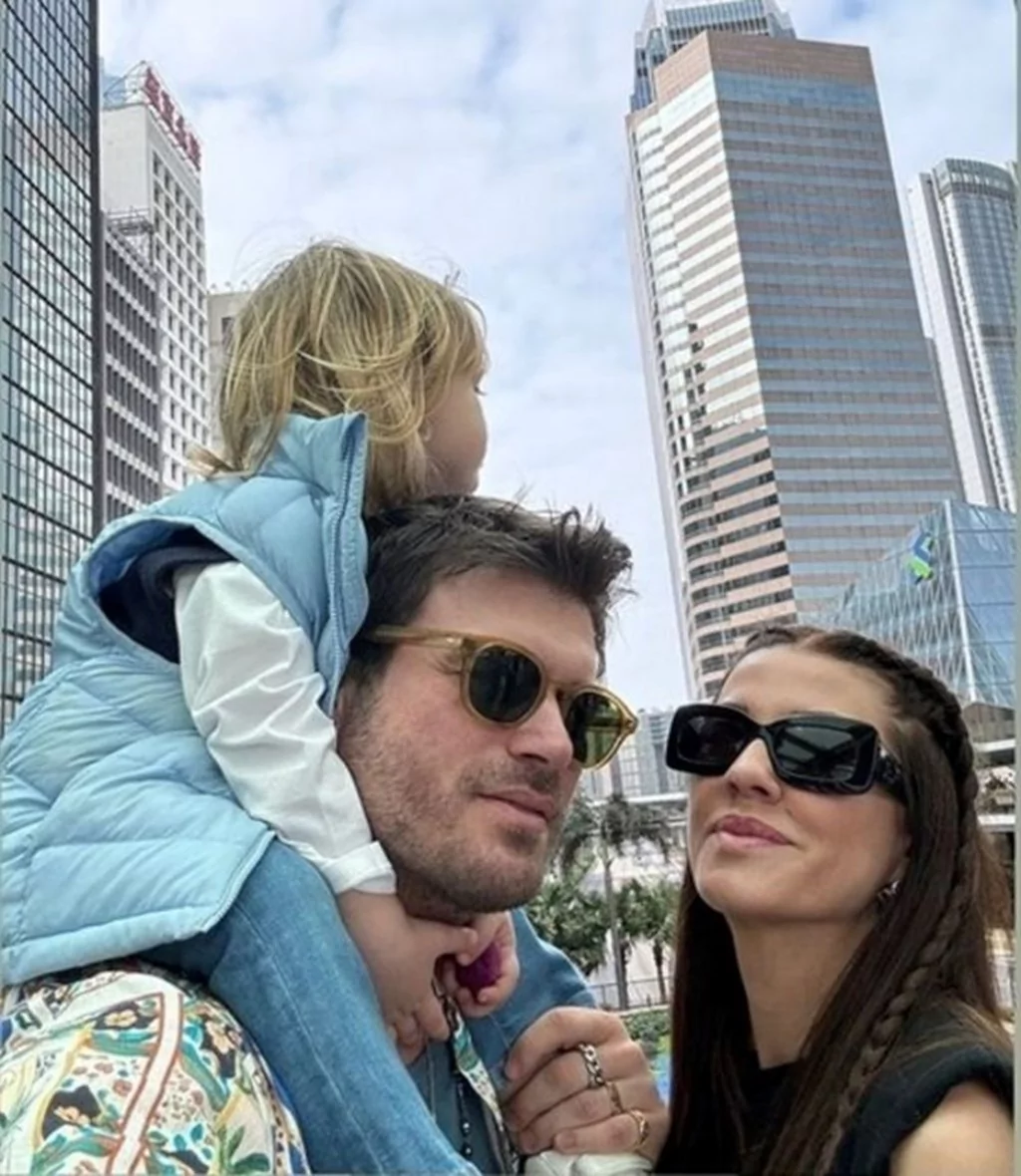 Kıvanç Tatlıtuğ, Kurt Efe'yi omzunda gezdirdi