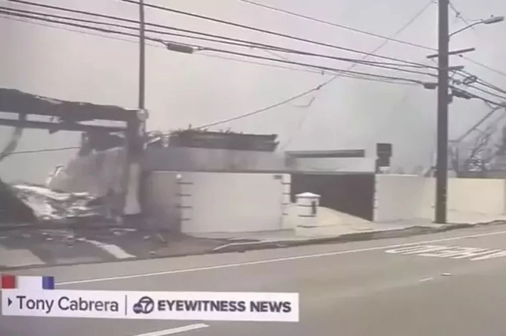 Los Angeles'taki yangında ünlülerin evi kül oldu