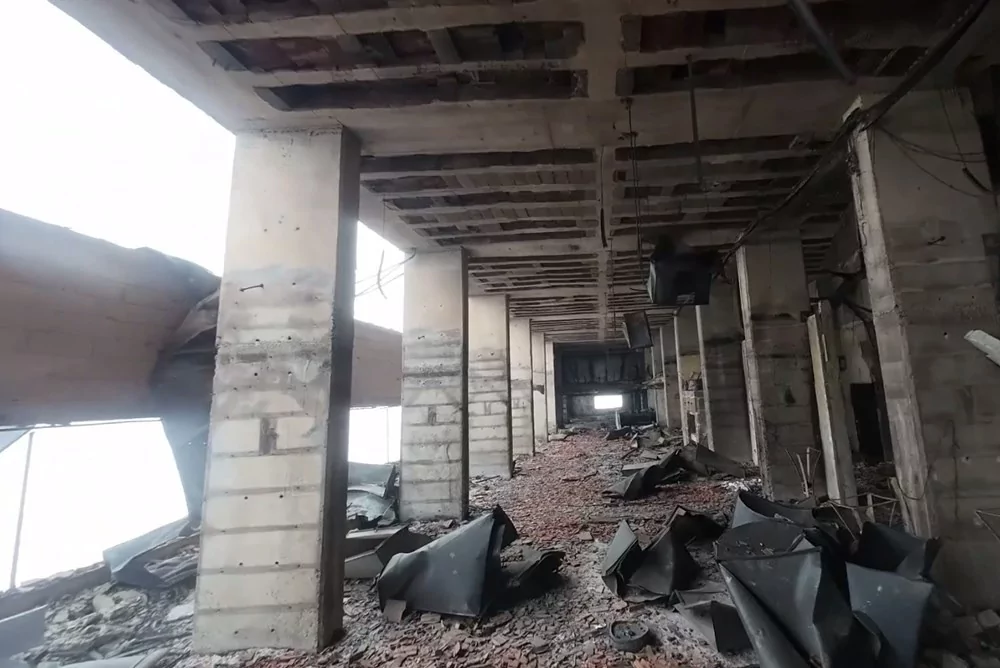 Kartalkaya'daki yangın faciasının yaşandığı otelin içi drone ile görüntülendi