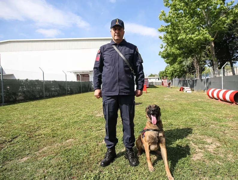 Bursa'da jandarmanın hassas burunları göreve hazır!