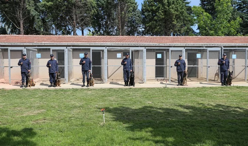 Bursa'da jandarmanın hassas burunları göreve hazır!