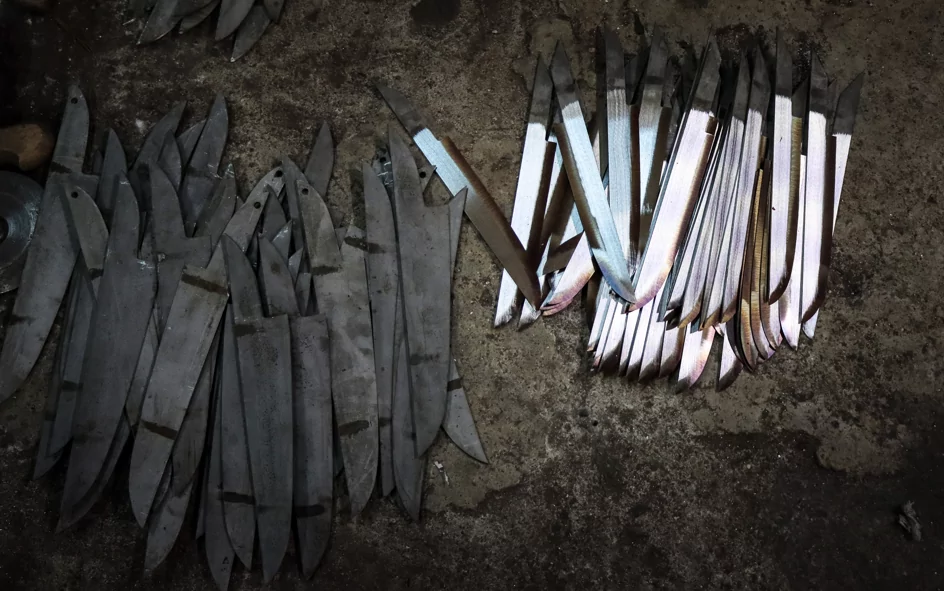 Bursa bıçağı üreticilerinin Kurban Bayramı öncesi yoğun mesaisi!