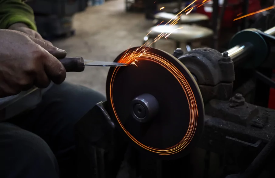 Bursa bıçağı üreticilerinin Kurban Bayramı öncesi yoğun mesaisi!