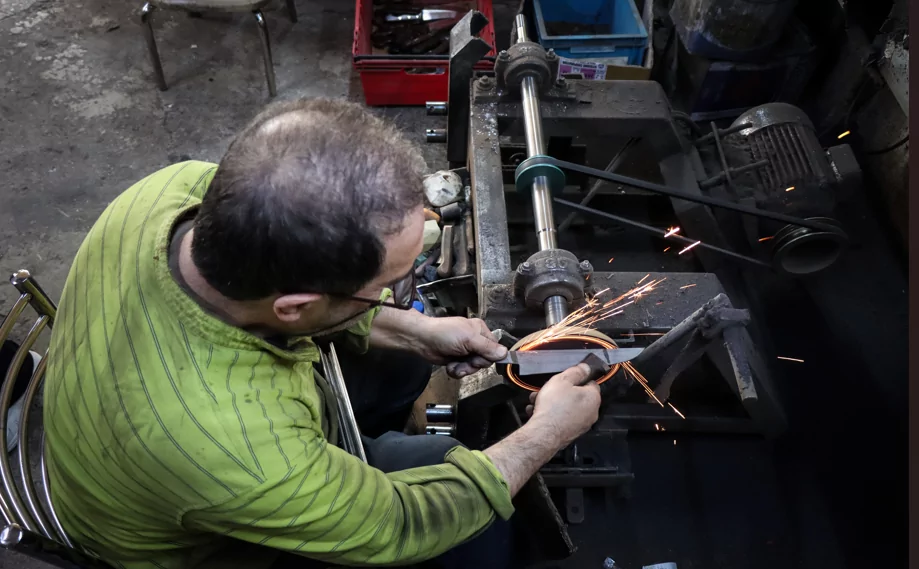 Bursa bıçağı üreticilerinin Kurban Bayramı öncesi yoğun mesaisi!