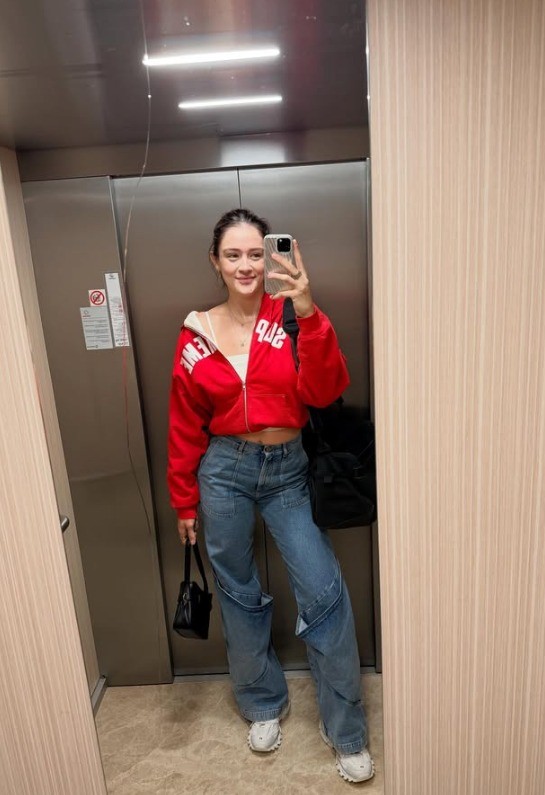 Zehra Güneş'in asansör pozları gündem oldu