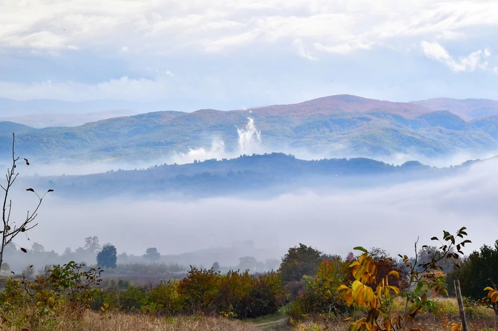 Bursa İnegöl'de sonbahar büyüledi