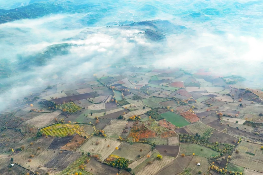 Bursa İnegöl'de sonbahar büyüledi