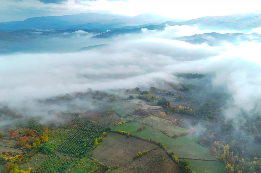 Bursa İnegöl'de sonbahar büyüledi