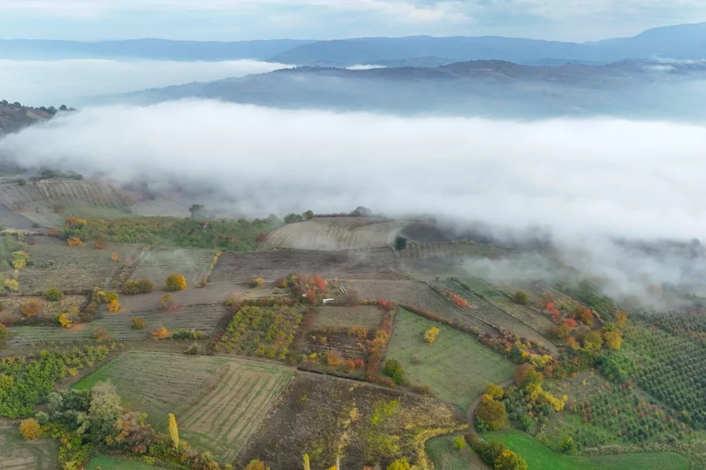 Bursa İnegöl'de sonbahar büyüledi