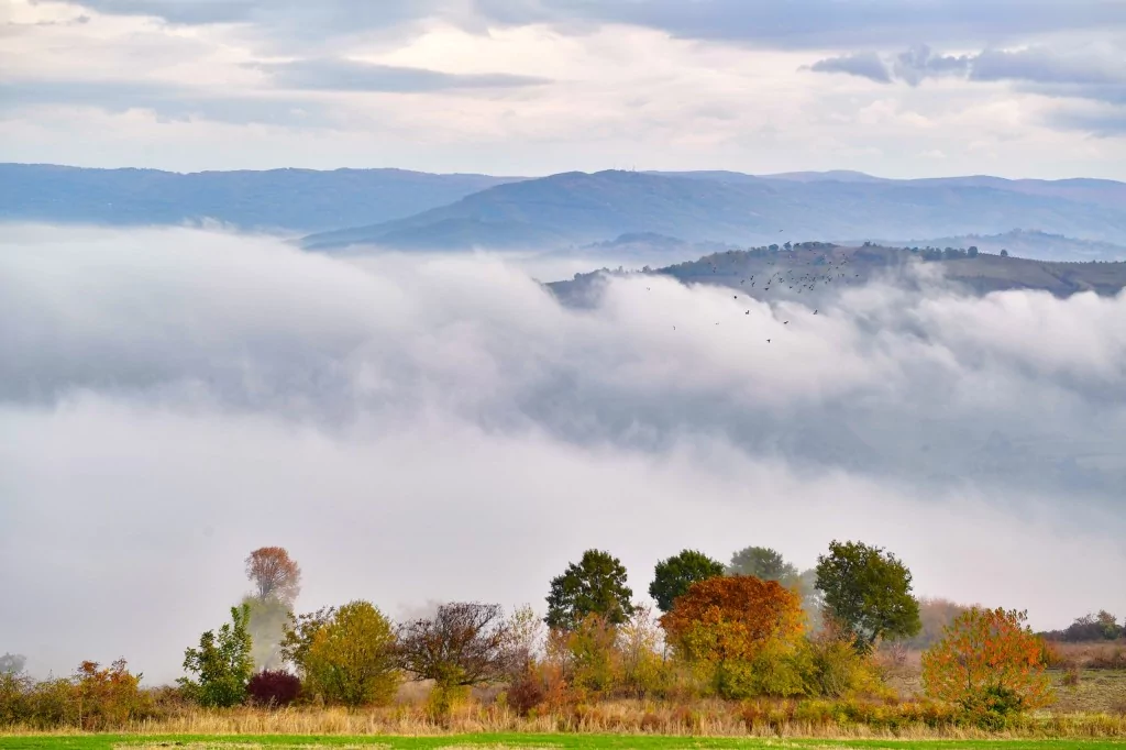 Bursa İnegöl'de sonbahar büyüledi