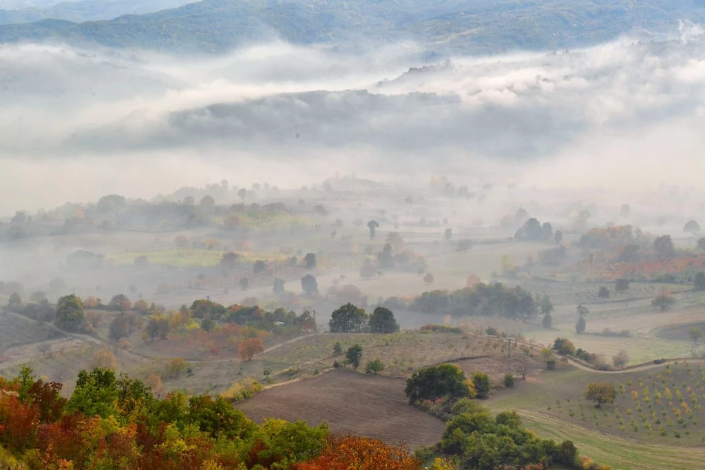 Bursa İnegöl'de sonbahar büyüledi