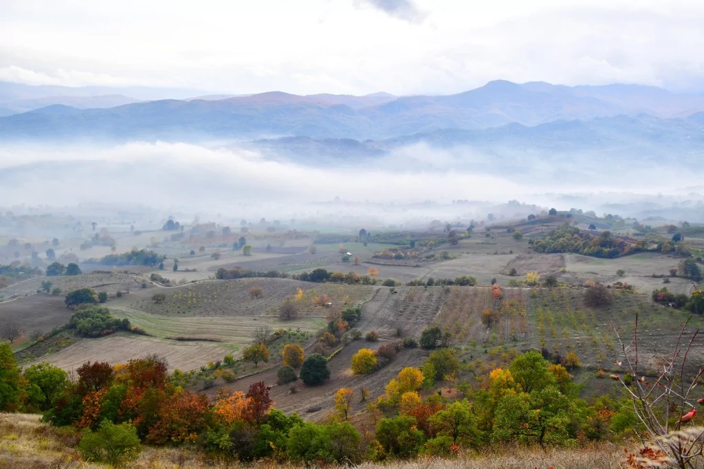 Bursa İnegöl'de sonbahar büyüledi