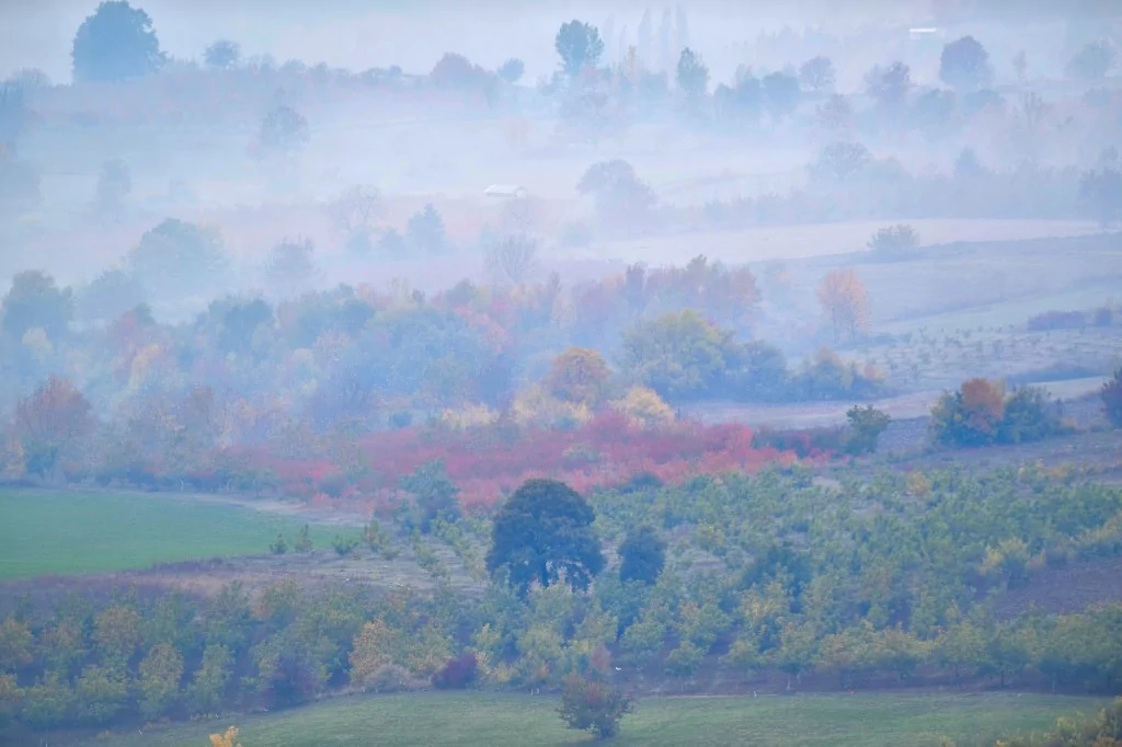 Bursa İnegöl'de sonbahar büyüledi