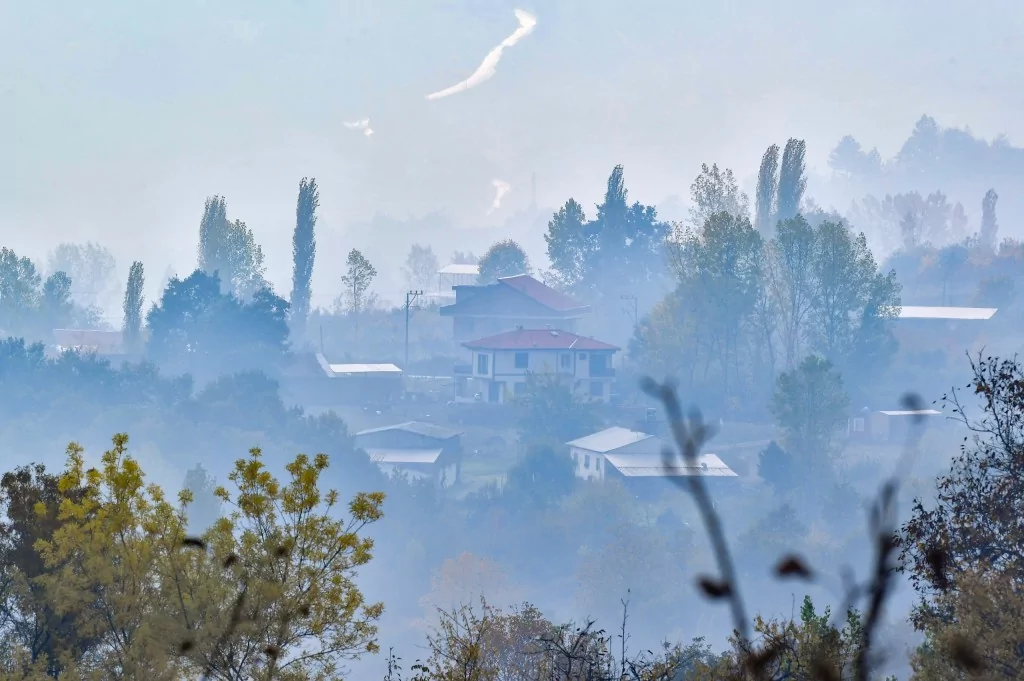 Bursa İnegöl'de sonbahar büyüledi