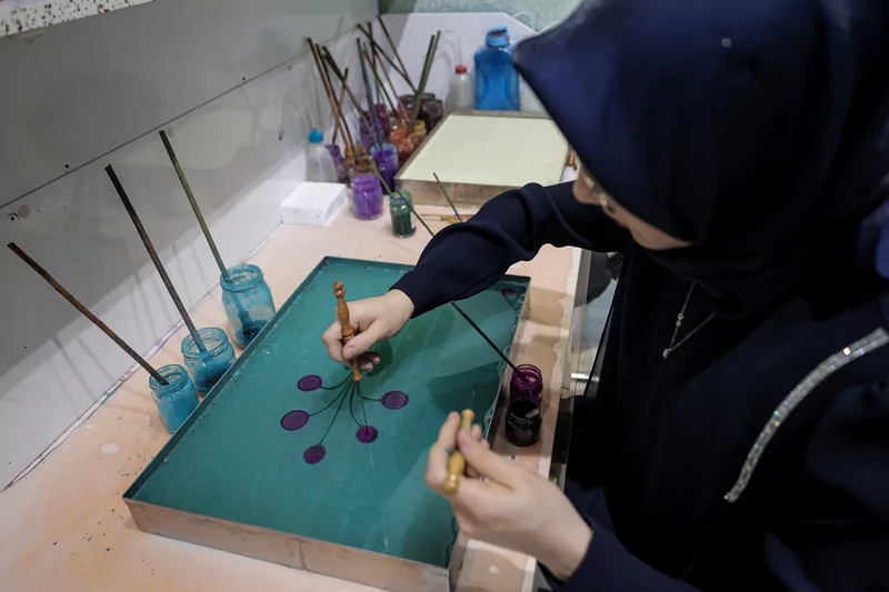 Bursa'nın kalbinde yeniden doğdu! 600 yıllık handa sanat hayat buldu