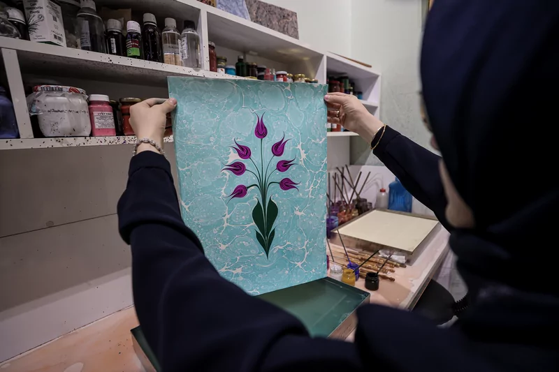 Bursa'nın kalbinde yeniden doğdu! 600 yıllık handa sanat hayat buldu