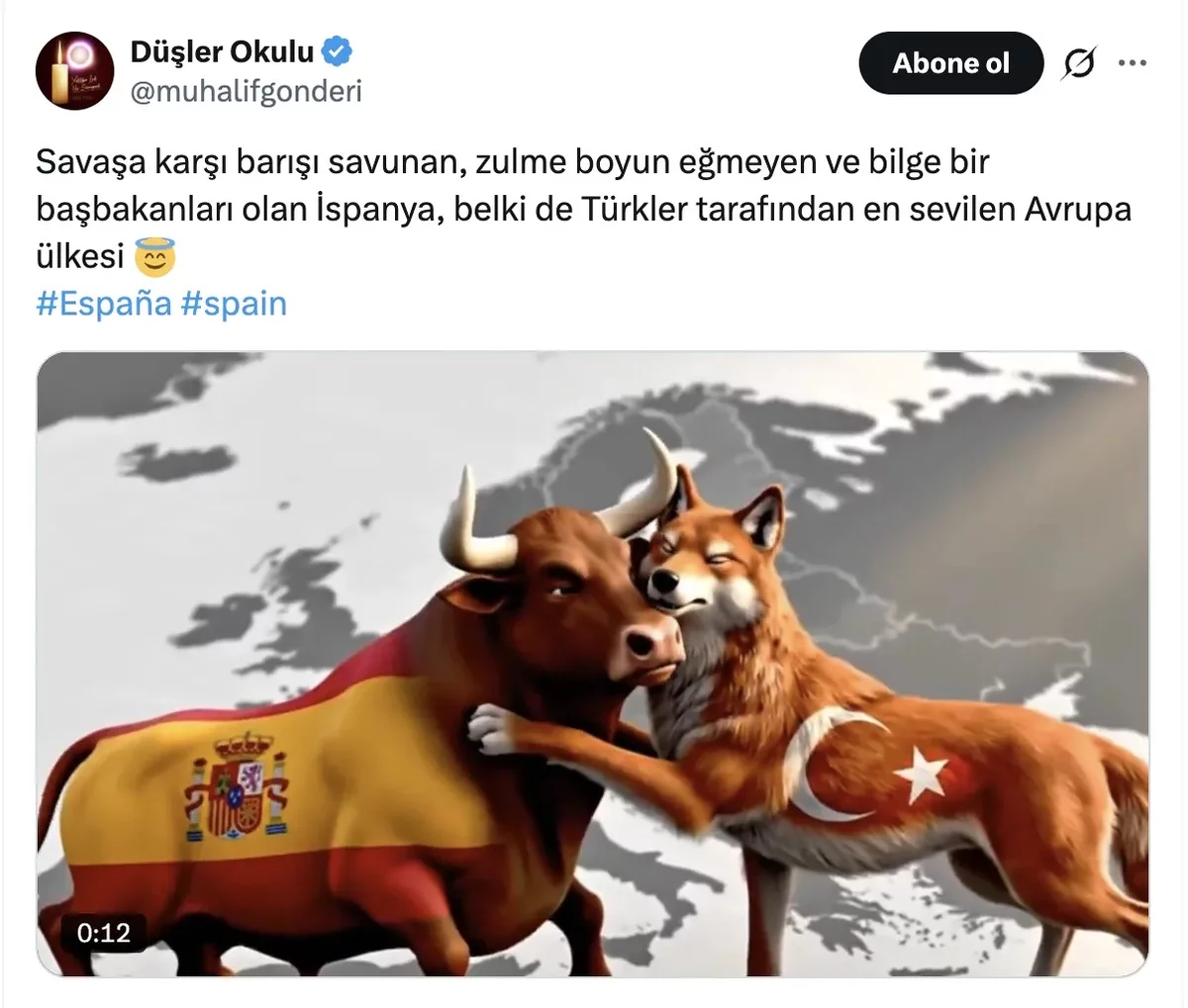 Sanchez'in Trump'a resti sosyal medyada Türkiye-İspanya dostluğu doğurdu