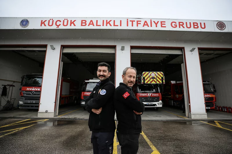 Bursa'da itfaiyecilik babadan oğula geçti