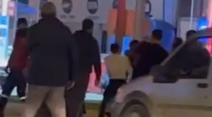 Bursa'da kadını taciz eden şahsa meydan dayağı!