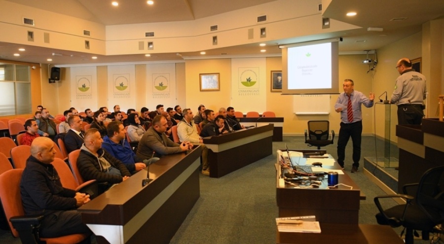 Bursa Osmangazi'de mesleki eğitimler devam ediyor