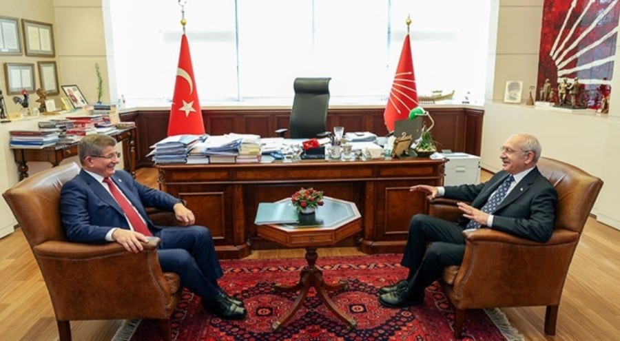 Kemal Kılıçdaroğlu, Davutoğlu'nu kabul etti