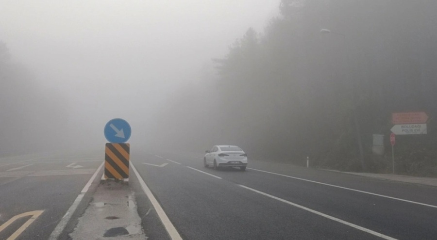 Bolu Dağı'nda sis zor anlar yaşatıyor