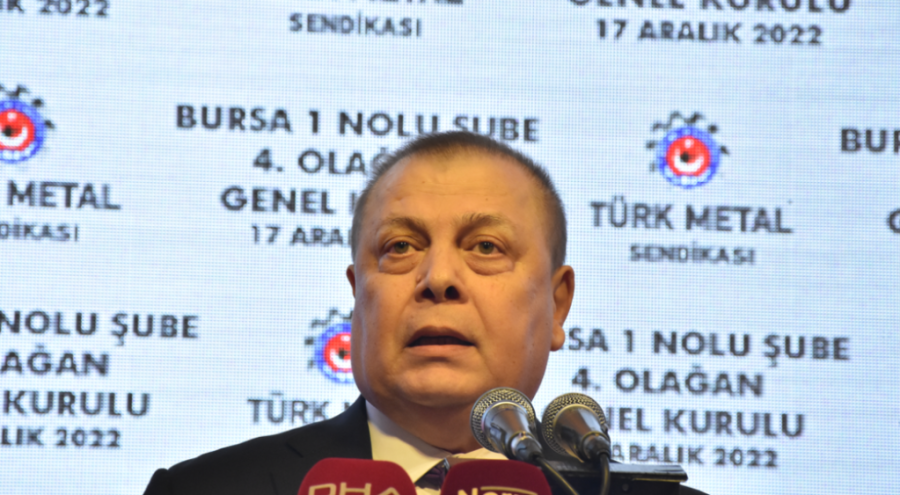 Pevrul Kavlak Bursa'da sendika üyeleriyle buluştu