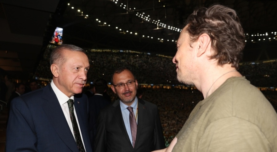 Cumhurbaşkanı Erdoğan ve Elon Musk aynı karede