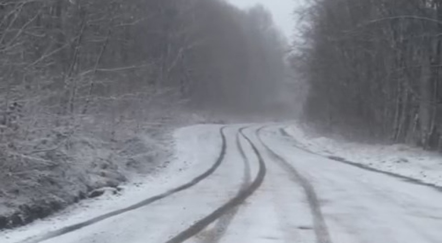 İznik'te kar yağışı