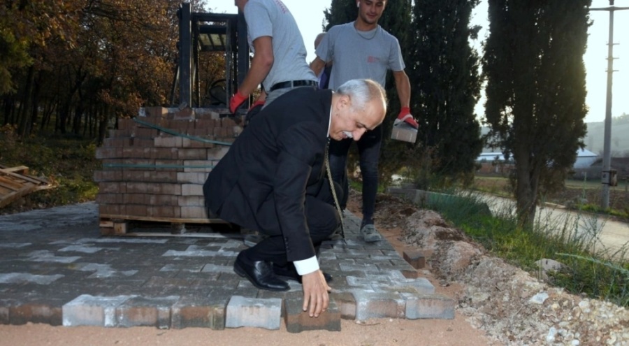 Bursa Yenişehir kırsalında çalışmalar sürüyor