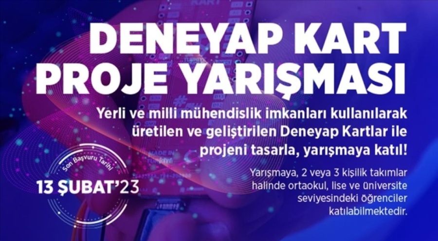 Deneyap Kart Proje Yarışması'nda başvurular başladı