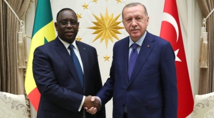 Cumhurbaşkanı Erdoğan Senegalli mevkidaşı Macky Sall ile bir araya geldi