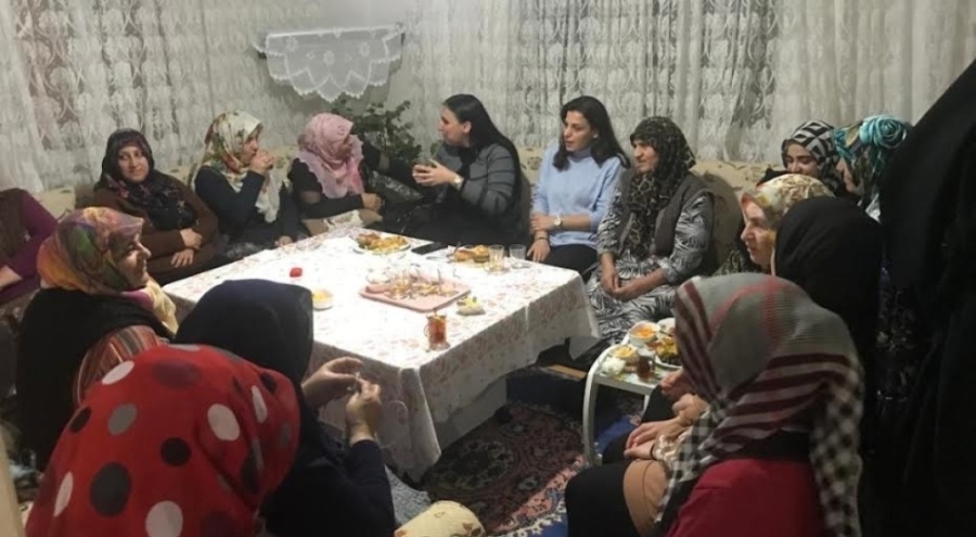 MHP Bursa Yıldırım İlçe Teşkilatı ev ziyaretlerine devam ediyor
