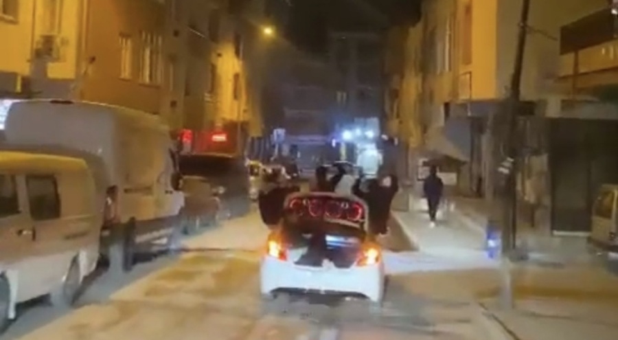 Bursa'da asker uğurlaması mahalleliyi çileden çıkardı
