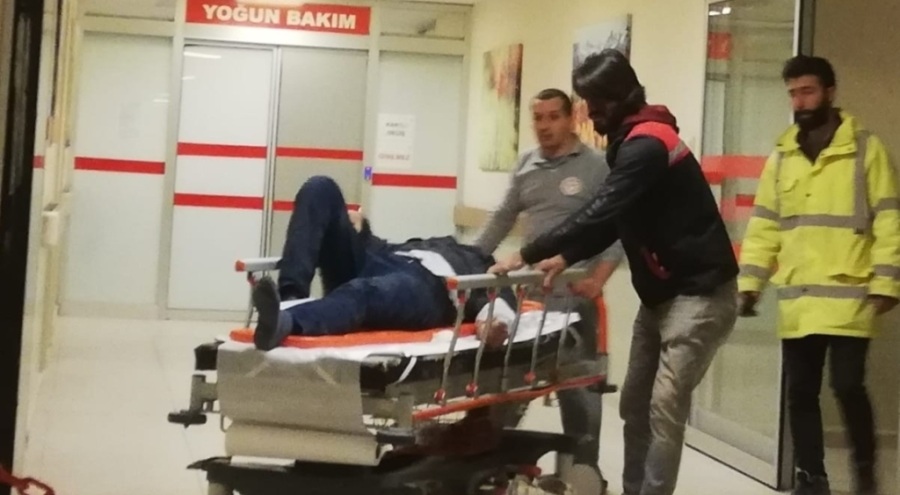 Bursa'da ilk iş gününde hastanelik oldu