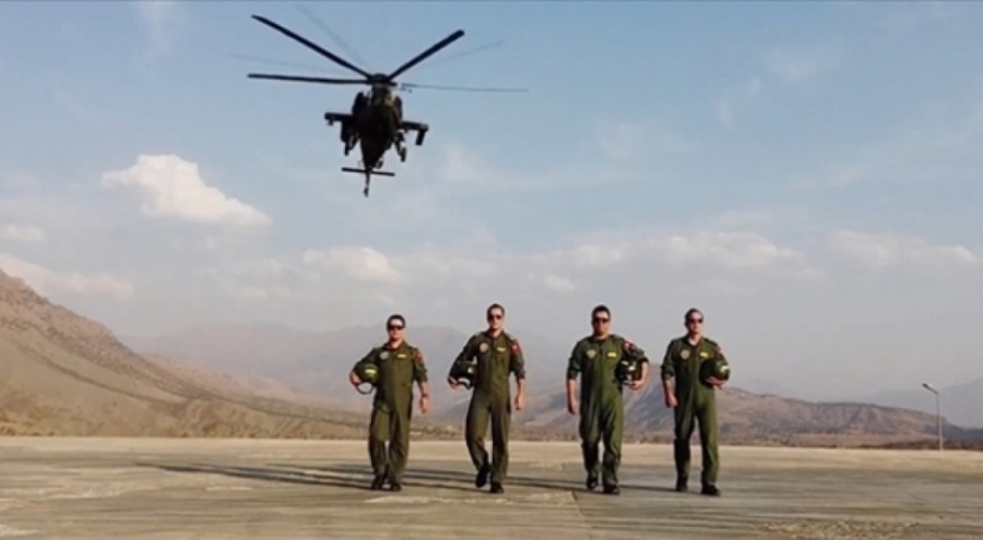 MSB Taarruz Helikopter Filosu paylaşımı yaptı