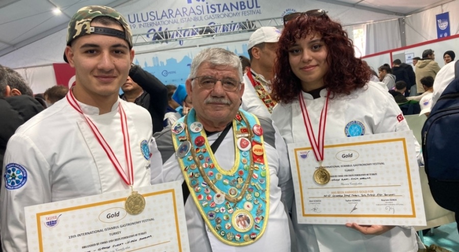 Bursa'da geleceğin aşçılarından büyük başarı