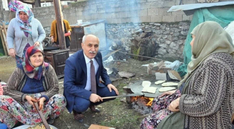 Bursa Yenişehir'de vatandaşlara ziyaretler sürüyor