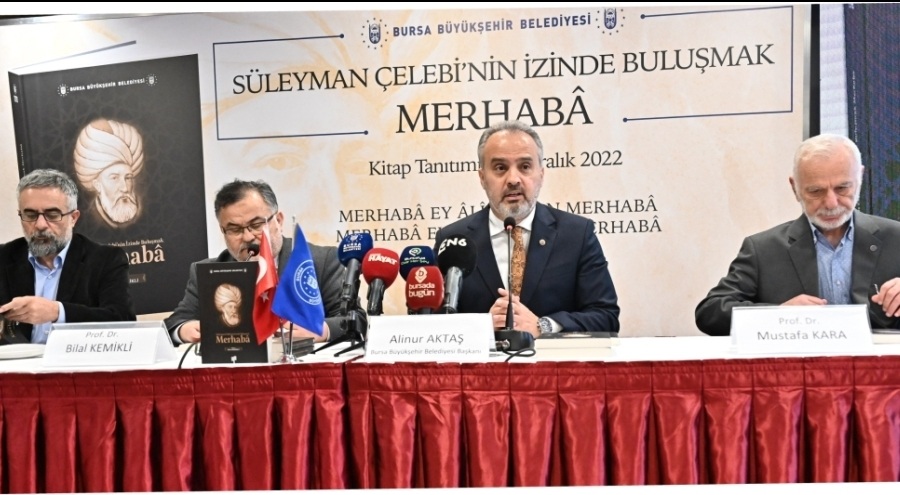 Bursa'da 40 yazar, Süleyman Çelebi'nin izinde 'Merhaba' dedi