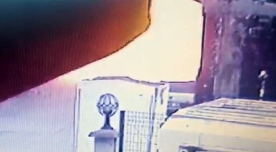 Bursa'da doğalgaz sobasının patladığı anlar kameralarda
