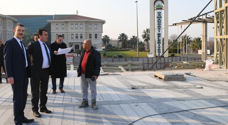 Osmangazi Meydanı projesinde sona gelindi