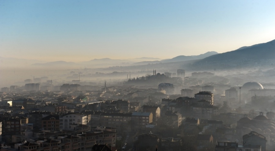 Bursa hava kirliliğinde birinci sırada yer aldı