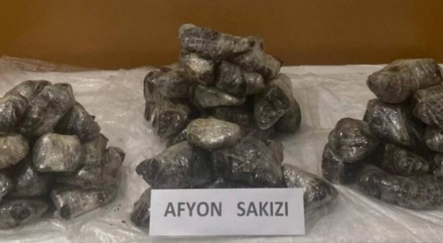 Hudut kartalları 33 kilo uyuşturucu ele geçirdi