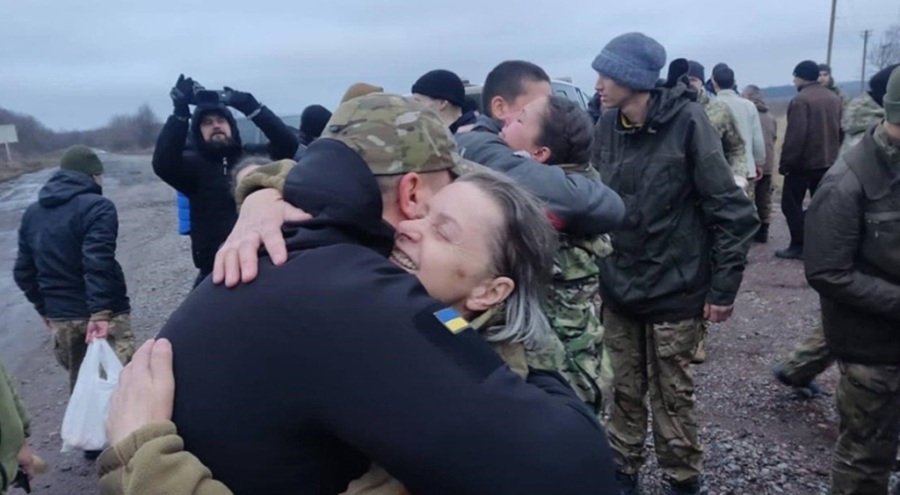 140 Ukraynalı takasla serbest bırakıldı