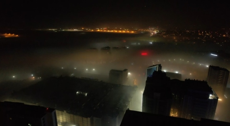 İstanbul'u sis bastı, görüş mesafesi düştü!
