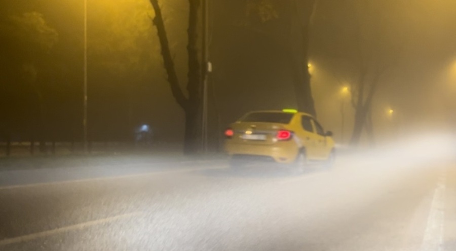 Bursa'da görüş mesafesi 25 metreye düştü