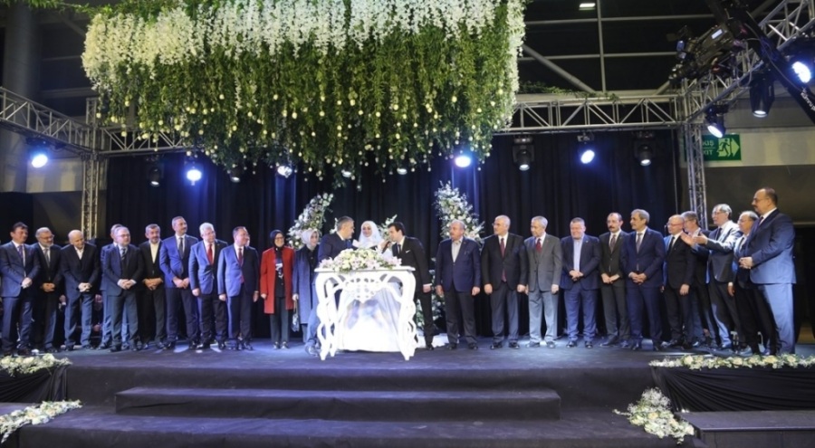 Bursa'da yargı ve bürokrasi dünyasını bir araya getiren düğün