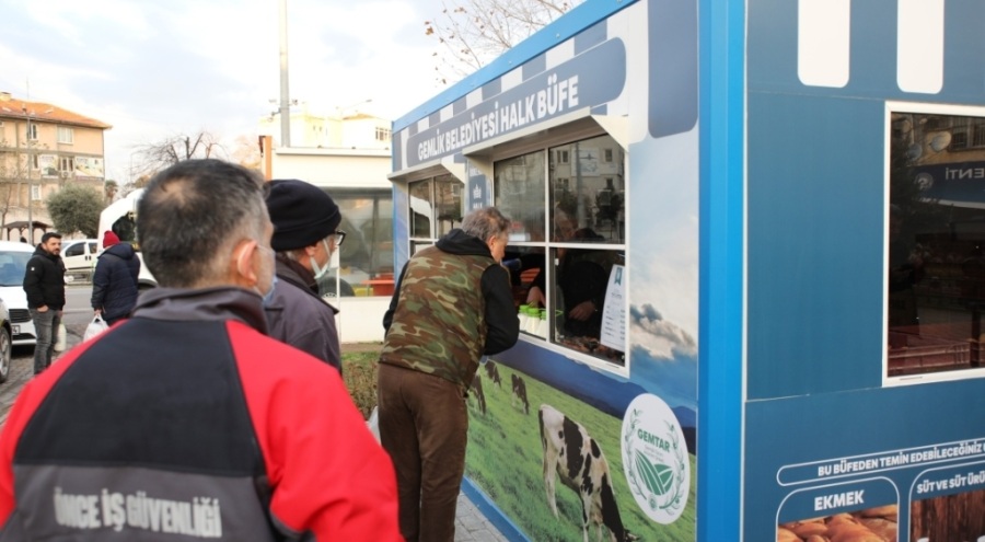Bursa Gemlik Belediyesi 4 milyon ürünü vatandaşa ulaştırdı