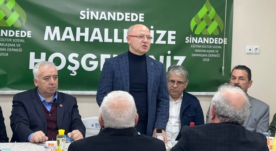 AK Parti Bursa İl Başkanı Gürkan: Taş üstüne taş koymaya çalışıyoruz
